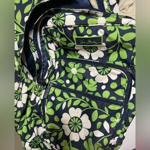 Green and Black Vera Bradley Backpack XL